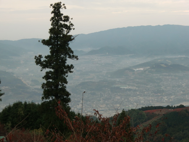 国城神社から眺めた橋本・伊都地方の風景
